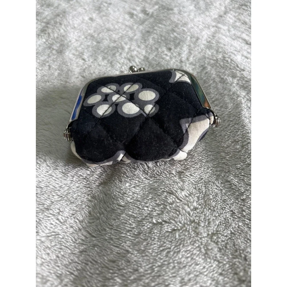 Vera Bradley retired night day contact lens case kiss lock pouch cosmetics Y2K